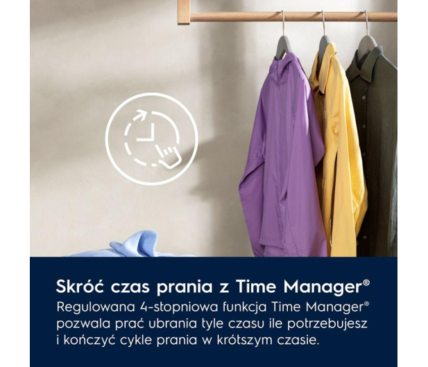 Pralka Electrolux EW8F4697P UltraCare 800 9kg 1600obr SensiCare+ TimeManager UltraCare SteamCare - 1272623 - zdjęcie 8